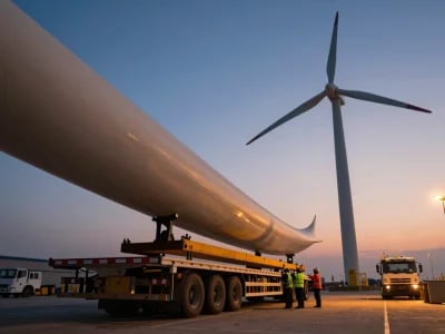 Optimizing Wind Turbine Blade Transportation Logistics for Efficiency - detail
